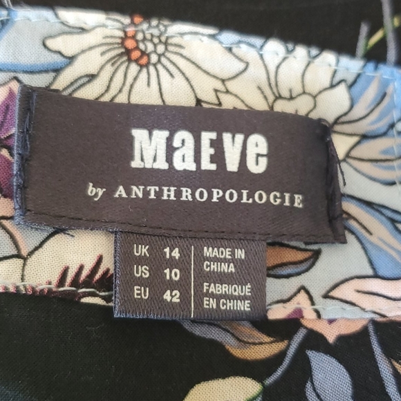 Maeve Anthropologie Midi Floral Dress - Picture 14 of 16